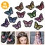Multi-color Butterfly Iron-On Patches 48pcs Carousel 1