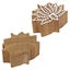 IBA Indianbeautifulart Textile Printing Block Lotus Hand Carved Wooden Stamp Carousel 3