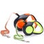 3M/5M| Retractable Dog Leash Strong Nylon Tape One-Handed Brake Pause Lock Carousel 10