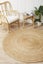 243 cm Ø Round Jute Handwoven Rug Carousel 3
