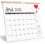 Inkdotpot 16"x12" Wall Calendar -Runs until December 2023 Hanging Spiral Bound Carousel 3
