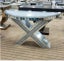 CLEARANCE ** 60% OFF ** Ishbel "X" Mirrored Console Table W120 *Defects Model* Carousel 6