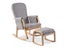 Rocking chair with footstool Carousel 7