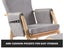 Rocking chair with footstool Carousel 3