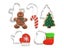 5Pcs/set Christmas Cookie Cutter Gingerbread Xmas Tree Mold Christmas Cake Carousel 4