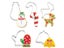 5Pcs/set Christmas Cookie Cutter Gingerbread Xmas Tree Mold Christmas Cake Carousel 5