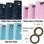 1x Blackout Curtains for Kids Glitter Star Kids Curtains Blockout, Sold Single Carousel 4