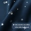 1x Blackout Curtains for Kids Glitter Star Kids Curtains Blockout, Sold Single Carousel 5