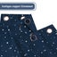 1x Blackout Curtains for Kids Glitter Star Kids Curtains Blockout, Sold Single Carousel 7