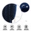 1x Blackout Curtains for Kids Glitter Star Kids Curtains Blockout, Sold Single Carousel 10