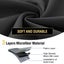 2 x Blockout Curtains Blackout Bedroom Curtain Draperies Eyelet ,Dark Grey Carousel 3