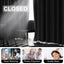 2 x Blockout Curtains Blackout Bedroom Curtain Draperies Eyelet ,Dark Grey Carousel 6