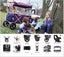 Keenz 7S Stroller Wagon With 14.4 inch Big Wheels Carousel 3