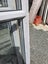 Silver Pearl Biparting Slider with 4 Opening Toplights 2300 H x 3235 W #RSB7 Carousel 4