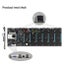BTC-S37 Miner Motherboard Set 8 Graphics Card Slots HDMI-Compatible VGA With Fan Carousel 6