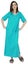 Inkmeso Solid Long Nightgown For Womens V-Neck Loungewear Casual Sleep Dress Carousel 5