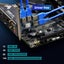 Model B PCI Express Multiplier Riser Card, PCIe 1 to 4 Riser Splitter Adapter Carousel 3