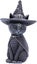 Nemesis Now Purrah Witches Hat Occult Cat Figurine, Black, 13.5cm Carousel 1