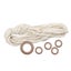 Make It Creative Macrame Kit Plant Hanger Kit Cream Four Rings Carousel 3