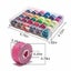 36Pcs Bobbins Sewing Threads with Bobbin Case for Multiple Sewing Machine Carousel 5