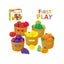 Kids Toys Farmer's Market Color Sorting Pretend Set Toy Carousel 3