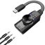 GS3 7.1 Channel Sound Card Adapter External USB for Legends PC Computer Carousel 3