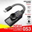 GS3 7.1 Channel Sound Card Adapter External USB for Legends PC Computer Carousel 5