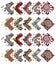 Soimoi Precut 10-inch Asian Block Prints Cotton Fabric Bundle Quilting Squares Carousel 1