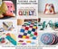 Soimoi Precut 10-inch Asian Block Prints Cotton Fabric Bundle Quilting Squares Carousel 6