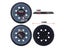 4 Packs 8 Hole Hook Loop Replacement Sanding Pad for DeWalt DWE64233 and N329079 Carousel 4