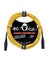 Mophead 15 Foot 4.5m XLR Extension Braided Cable Yellow Brown Carousel 1