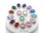 10Pcs Lot New Metal Flatback Wedding Decor Buttons 10 Color DIY Handwork Carousel 3