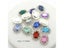 10Pcs Lot New Metal Flatback Wedding Decor Buttons 10 Color DIY Handwork Carousel 6