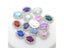 ZMASEY New 10Pcs/lot Metal Flatback Wedding Decor Buttons 10 Color DIY Handwork Carousel 1