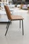 LAST SET OF 2 - Cleona Side Chair - PU Leather - Charcoal Black ** 45% OFF Carousel 10