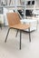 LAST SET OF 2 - Cleona Side Chair - PU Leather - Charcoal Black ** 45% OFF Carousel 11