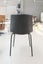 LAST SET OF 2 - Cleona Side Chair - PU Leather - Charcoal Black ** 45% OFF Carousel 7