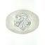 Large Vintage 18K White Gold .60ct Round Diamond Cluster Matte Finish Domed Ring Carousel 3
