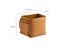 2X Makeup Brush Organizer Desktop Storage Leather Basket Pen Storage Bag Brown Carousel 2