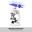 1200X Student Monocular Biological Microscope Set Carousel 5