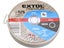 EXTOL PREMIUM 10 Pack Cutting discs for steel / stainless steel, 125x1.0x22.2mm Carousel 2