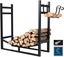 NEW new Durable Steel Firewood Log Rack side Holder Hooks *Clearance* Carousel 12