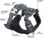 Red Dingo Padded Dog Harness Cool Grey Small Carousel 4