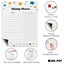 Inkdotpot Magnetic Whiteboard Chore Chart for Kids with Markers & Eraser Carousel 3