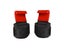 Weight Lifting Hook Hand Grip Support Wrist Straps Powerlifting Grips Gym Red Carousel 4
