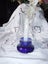 Beautiful Blue Glass, antique glass flute candle holder Carousel 4