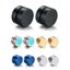 Mens Womens Stainless Steel Magnetic Earrings No Piercing Clip 5pcs Sets Carousel 7