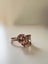 SALE! NEW 14k Rose Gold "Toi et moi" 5.60ctw Pear and Emerald Cut Morganite Ring Carousel 6