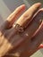 SALE! NEW 14k Rose Gold "Toi et moi" 5.60ctw Pear and Emerald Cut Morganite Ring Carousel 13