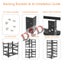 12 GPU Miner/Mining Rig Frame/Case/Rack Dual Power Supply For Crypto Currency Carousel 7